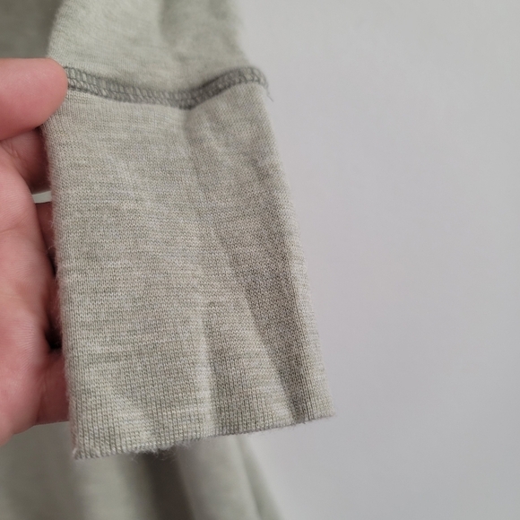 Urban Outfitters BDG XS Green Long Sleeve Skater Dress Fit Flare Casual Mini - Picture 8 of 10